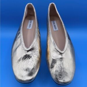 Steve Madden “Leni” Gold Leather Women's Shoes